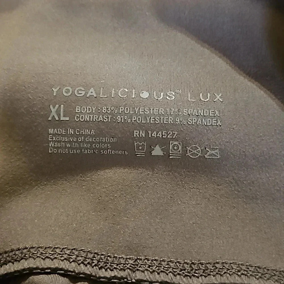 Yogalicious Lux Womans Taupe Shorts Size Xl - Picture 3 of 8